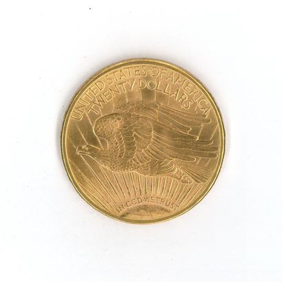 1 monnaie or : 20 dollars US 1913 D