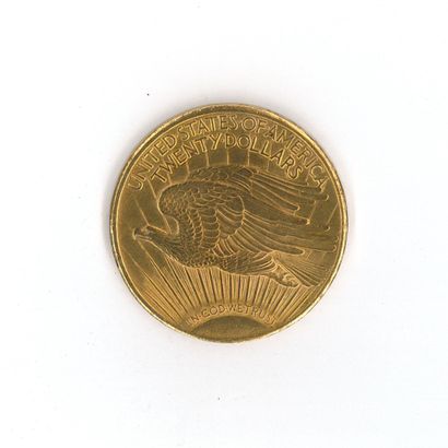 1 monnaie or : 20 dollars US 1925