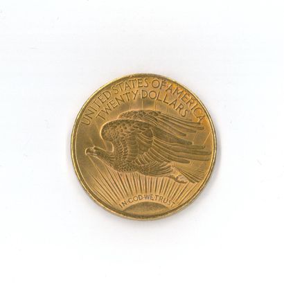1 monnaie or : 20 dollars US 1925