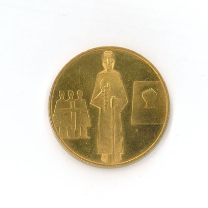 1 médaille en or: Saint Nicolas de Flüe ....