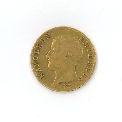 1 gold coin : 40 FF Napoléon Empereur 18...