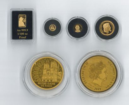 6 médailles en or:
- Napoléon III copie 100...