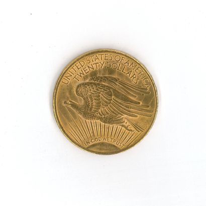 1 monnaie or : 20 dollars US 1925