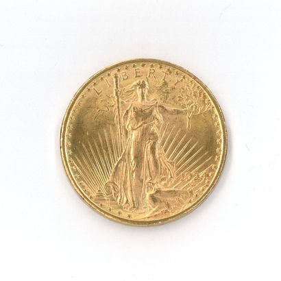 1 monnaie or : 20 dollars US 1924