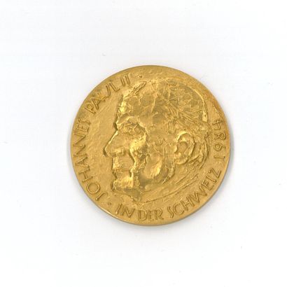 1 médaille en or: Visite de SS. Jean-Paul...