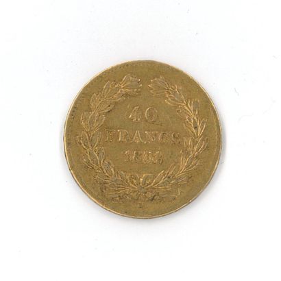 1 gold coin: 40 FF Louis-Philippe I 1834...