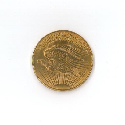 1 monnaie or : 20 dollars US 1908