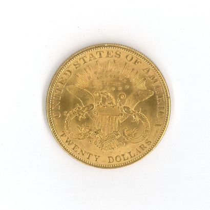 1 monnaie or : 20 dollars US 1904