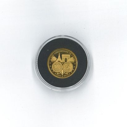 1 médaille en or: passage franc-euro. Edition...