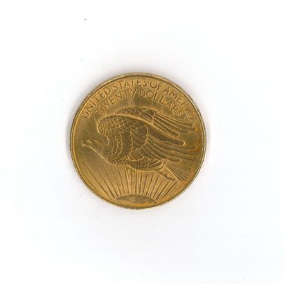 1 monnaie or : 20 dollars US 1908
