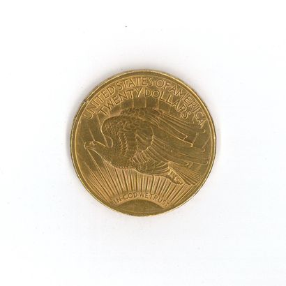 1 monnaie or : 20 dollars US 1910 S