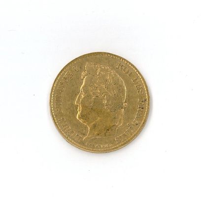 1 gold coin: 40 FF Louis-Philippe I 1834...