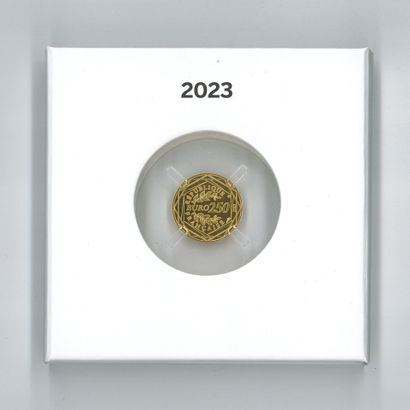 1 médaille en or: 250 €. Monnaie de Paris...