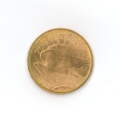 1 monnaie or : 20 dollars US 1913 D