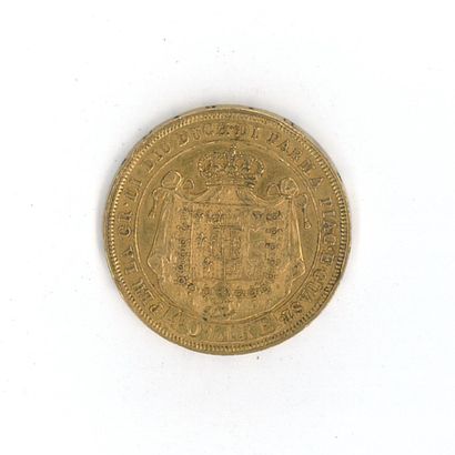1 monnaie or : 40 Lires Italie Marie-Louise...