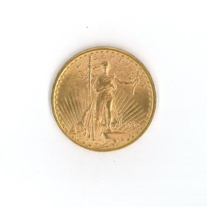 1 monnaie or : 20 dollars US 1913 D
