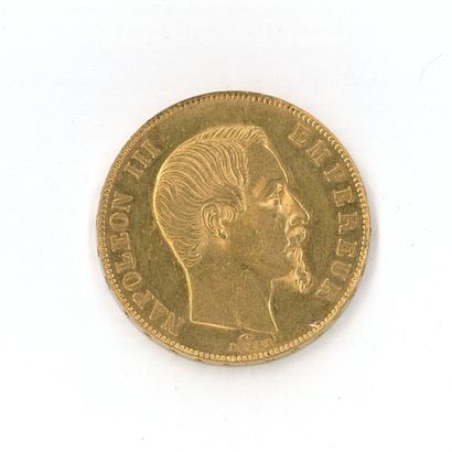 1 gold coin: 50 FF Napoléon III bare head...