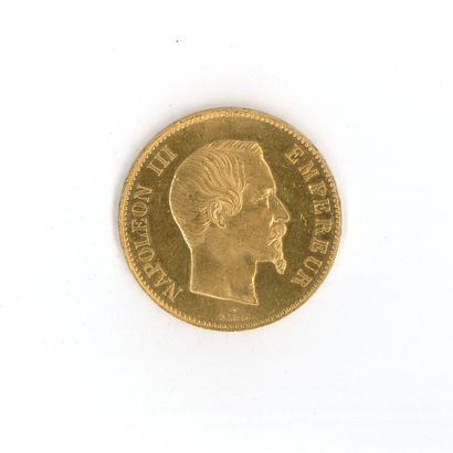1 gold coin: 100 FF Napoléon III bare head...
