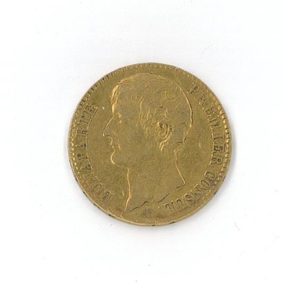 1 gold coin : 40 FF Bonaparte Premier Consul...