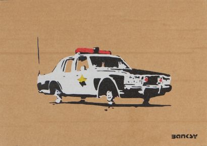 Banksy ( né en 1974)
Police car
Pochoir sur...