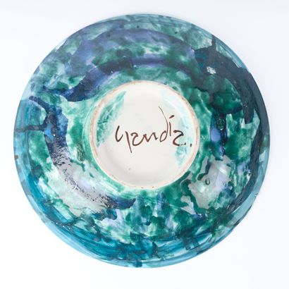 Vicente GANDIA (1935–2009)
Round glazed ceramic...