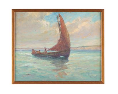 Alfred MARZIN (1880-1943)
Sailors near a...