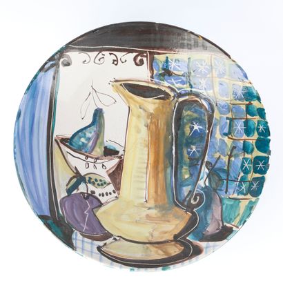 Vicente GANDIA (1935–2009)
Round glazed ceramic...
