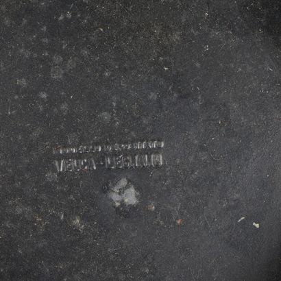 Lot:
- CADDIE. Metal wastebasket. Signs of...