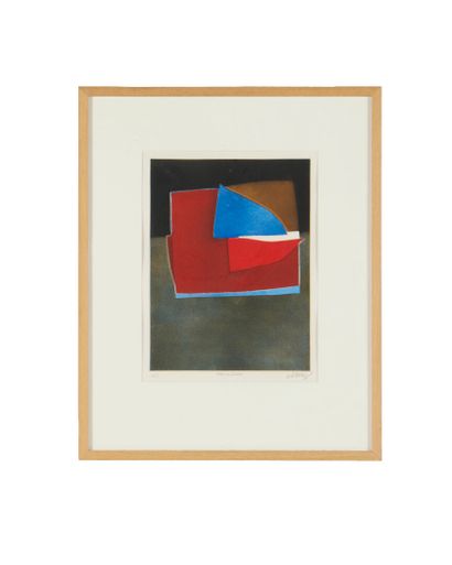 Bertrand DORNY (1931-2015)
Broken form
Aquatint...