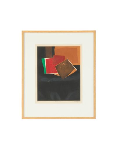 Bertrand DORNY (1931-2015)
Dogon habitat
Aquatint,...