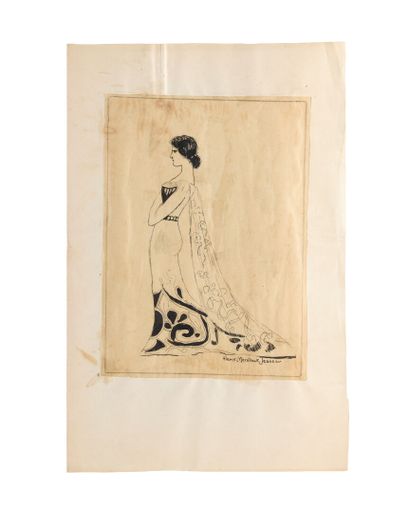 Alexis MERODACK-JEANEAU (1873-1919)
Woman...