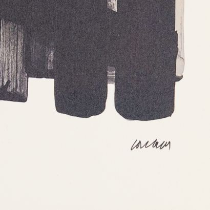Pierre Soulages (1919 - 2022) d'après
N°38
Reproduction...
