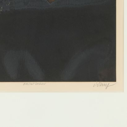 Bertrand DORNY (1931-2015)
Dogon habitat
Aquatint,...