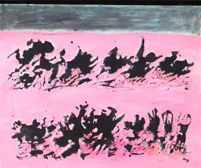 Henri MICHAUX (1899-1984)
Untitled, 1984
Oil...