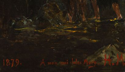 Henry MORET (1856–1913)
Night
Oil on canvas,...