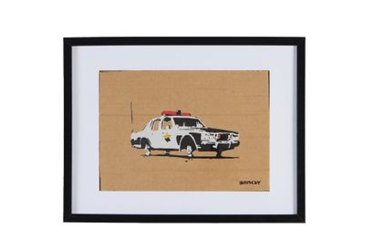 Banksy ( né en 1974)
Police car
Pochoir sur...