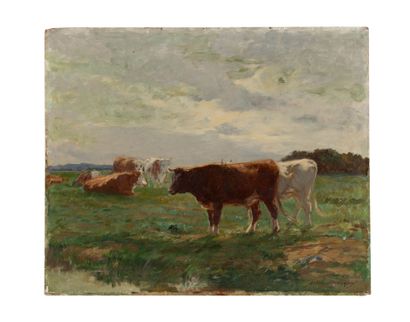 Adrien Gabriel VOISARD-MARGERIE (1867-1954)
Cows...
