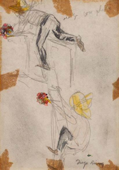 Diego RIVERA (1886-1957)
Two Men Climbing...