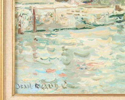 Jean RIGAUD (1912 - 1999)
La Rochelle, harbor...