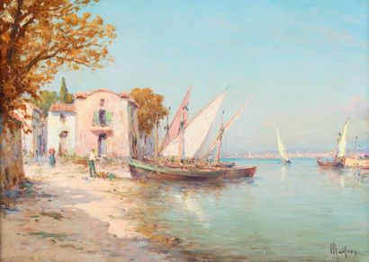 Henry MALFROY (1895-1944)
Martigues
Oil on...