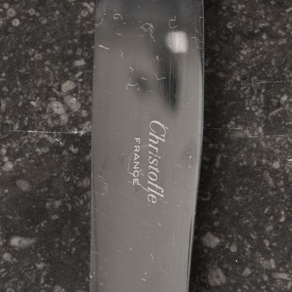 CHRISTOFLE, modèle Cluny, importante ménagère...