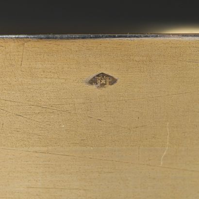 Calice en argent, la coupe en vermeil, décor...