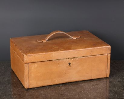 Coffret nécessaire à thé égoïste, en pécari...