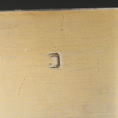 Calice en argent, la coupe en vermeil, décor...