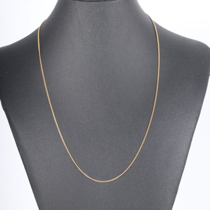 Gold chain.
Length: 52 cm
Weight : 3 gr