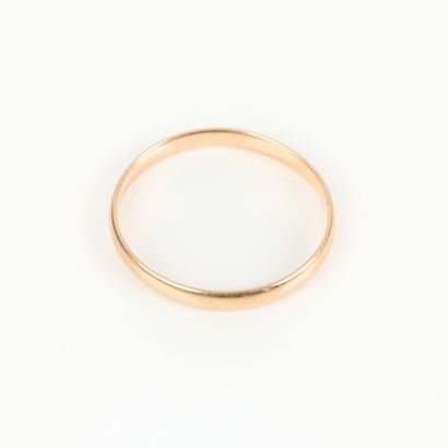 Pink gold wedding band (750‰). TDD 54. 1.24...