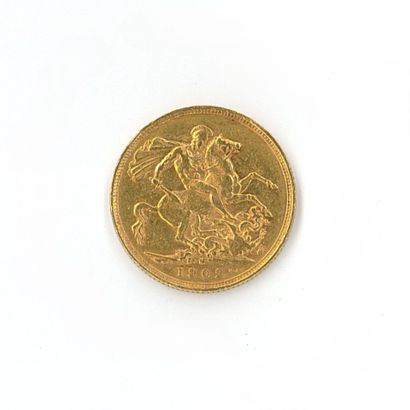 1 gold coin: sovereign 1902