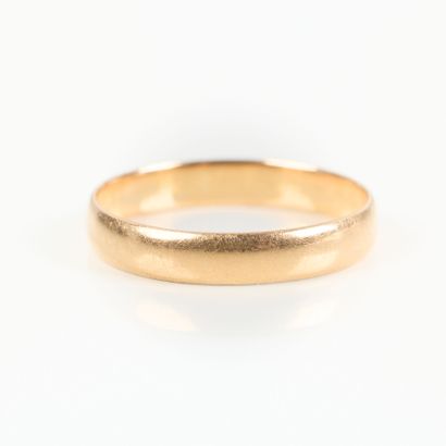 Wedding band in gold (750‰). TDD 50. 1.59...
