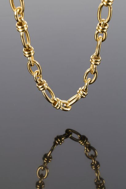POMELLATO. Important necklace in fancy gold....