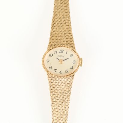 KODY. Gold (750‰) ladies' wristwatch, the...